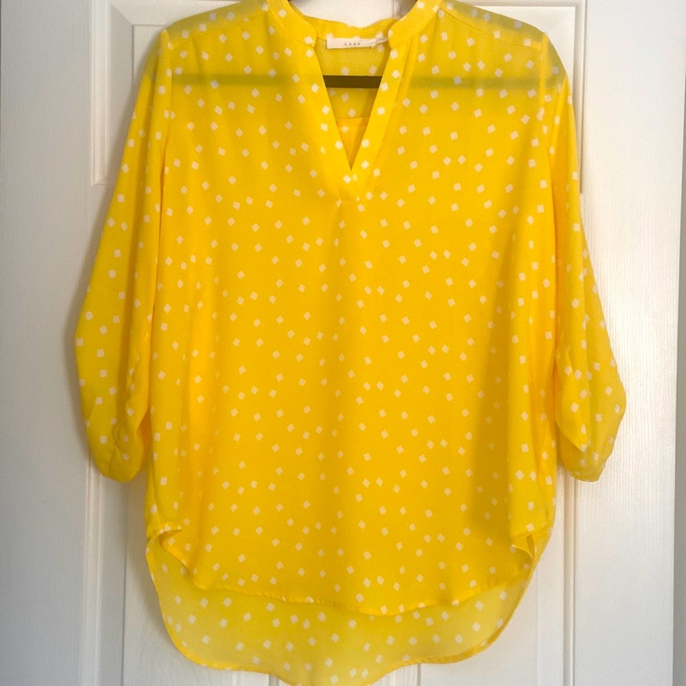 Yellow blouse by LUSH size M